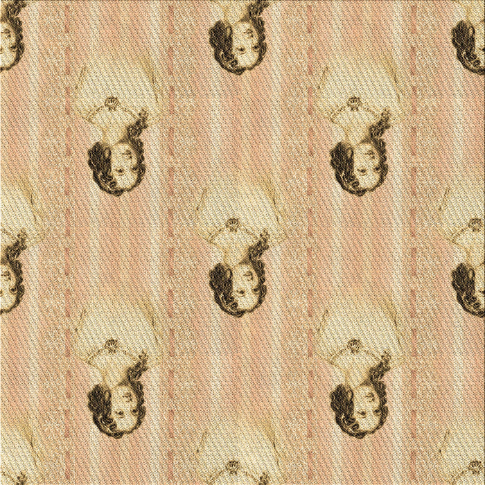 Round Machine Washable Transitional Bronze Brown Rug, wshpat3843brn