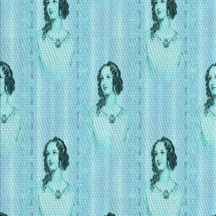 Patterned Blue Rug, pat3843lblu