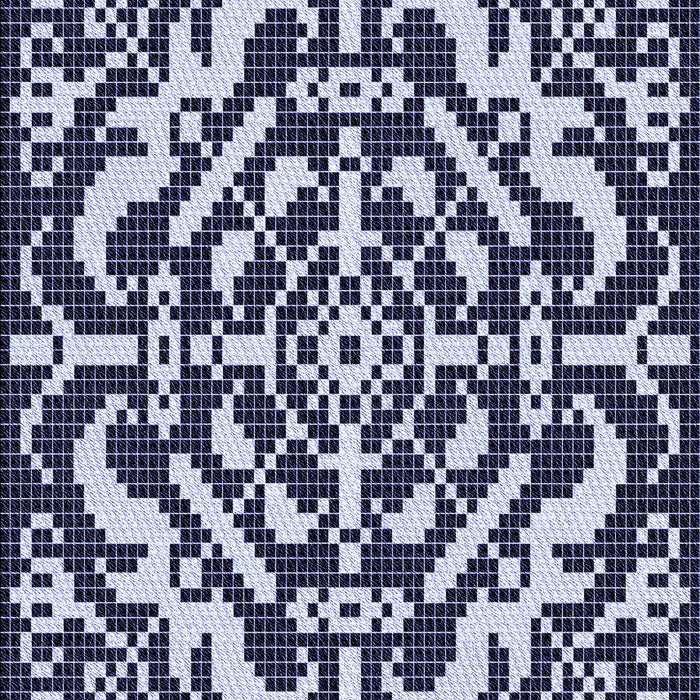 Patterned Night Blue Rug, pat3844blu