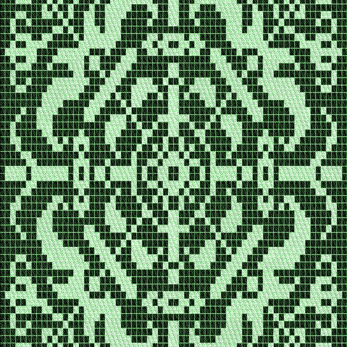 Machine Washable Transitional Pastel Green Rug, wshpat3844grn