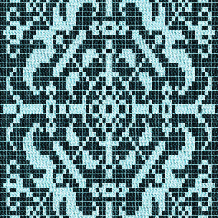 Machine Washable Transitional Blue Rug, wshpat3844lblu