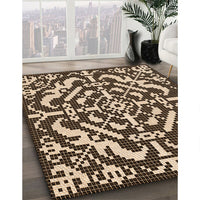 Patterned Red Rug, pat3844org