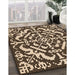 Machine Washable Transitional Night Red Rug in a Family Room, wshpat3844org