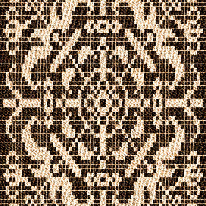 Patterned Red Rug, pat3844org