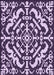 Patterned Dark Purple Rug, pat3844pur