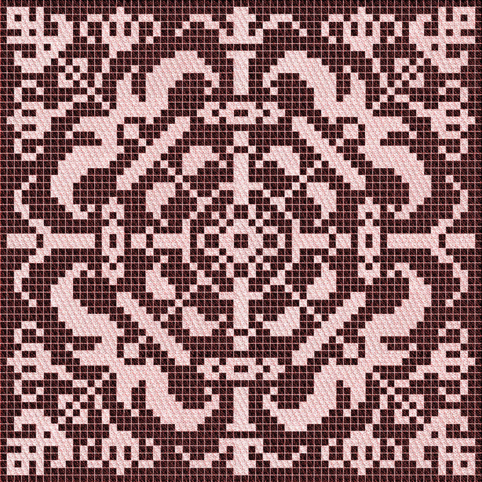 Round Machine Washable Transitional Pink Rug, wshpat3844rd