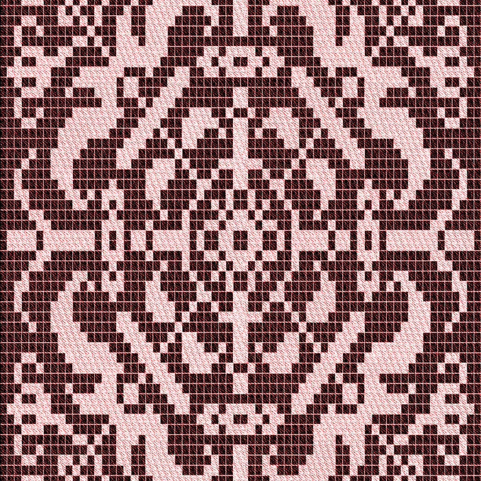 Machine Washable Transitional Pink Rug, wshpat3844rd