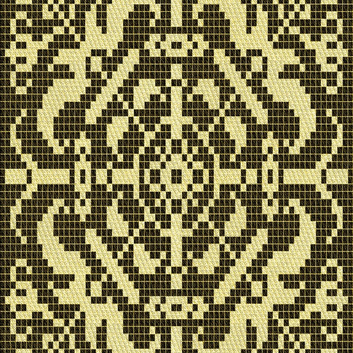 Patterned Midnight Gray Rug, pat3844yw