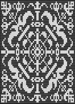 Patterned Gray Novelty Rug, pat3844