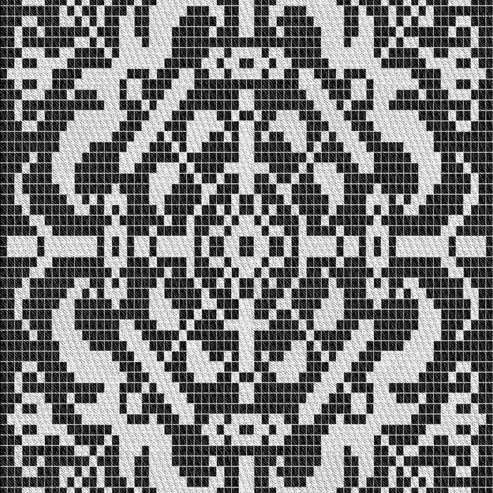 Patterned Gray Novelty Rug, pat3844