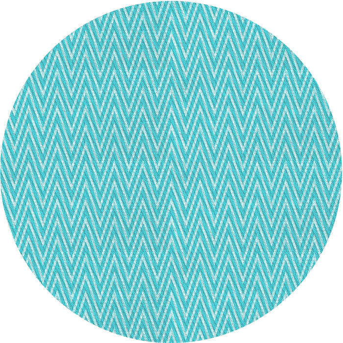 Square Machine Washable Transitional Bright Turquoise Blue Rug in a Living Room, wshpat3845lblu