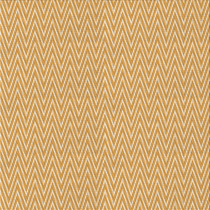 Round Patterned Orange Rug, pat3845org