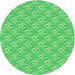 Square Patterned Neon Green Rug, pat3846grn