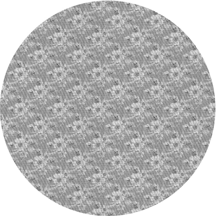 Square Patterned Gray Rug, pat3846gry