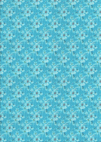 Machine Washable Transitional Bright Cyan Blue Rug, wshpat3846lblu