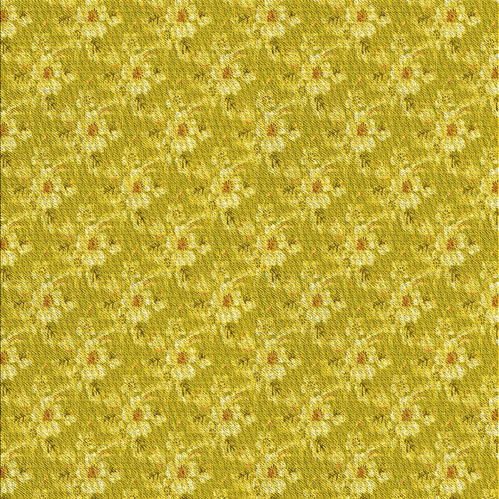 Patterned Yellow Rug, pat3846yw