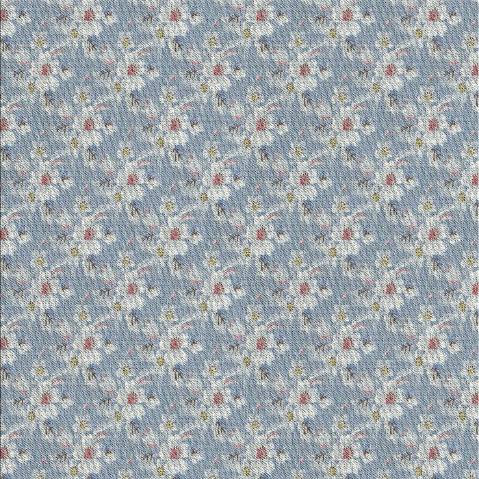 Patterned Blue Novelty Rug, pat3846