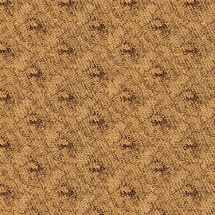 Round Machine Washable Transitional Mahogany Brown Rug, wshpat3847brn