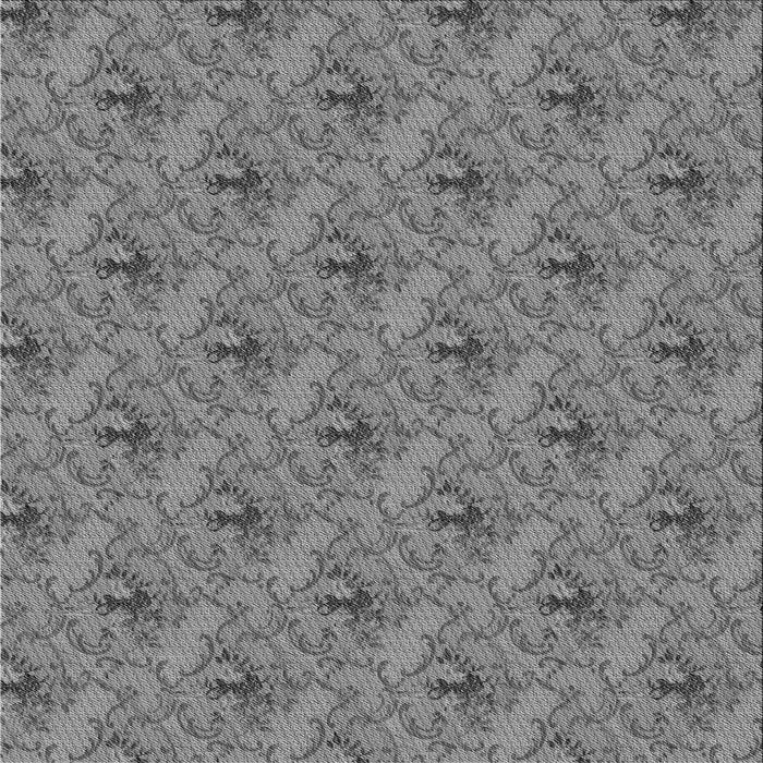 Round Patterned Ash Gray Rug, pat3847gry