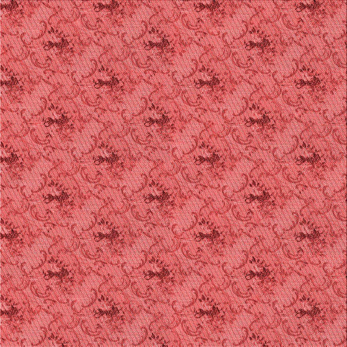 Round Patterned Red Rug, pat3847rd