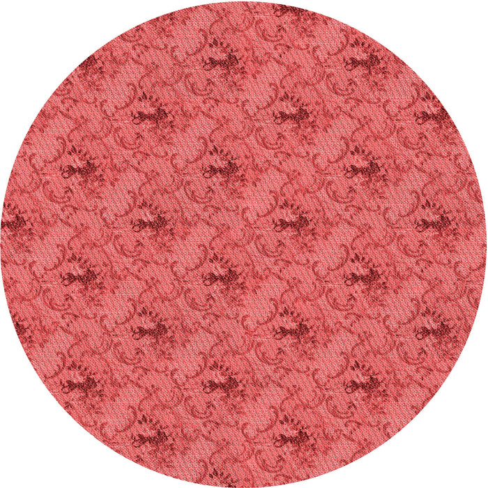 Square Patterned Red Rug, pat3847rd