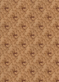 Machine Washable Transitional Mahogany Brown Rug, wshpat3847