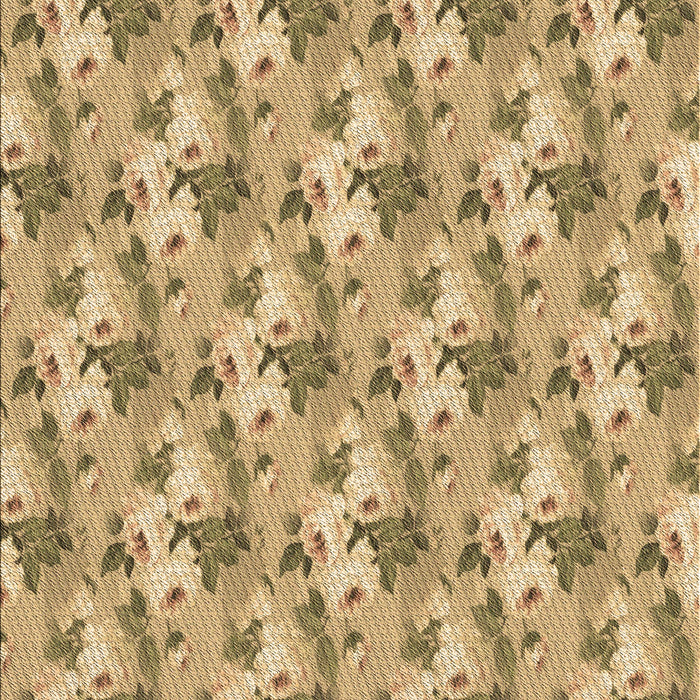 Patterned Yellow Orange Rug, pat3849brn