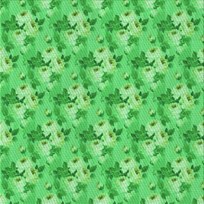 Round Patterned Neon Green Rug, pat3849grn