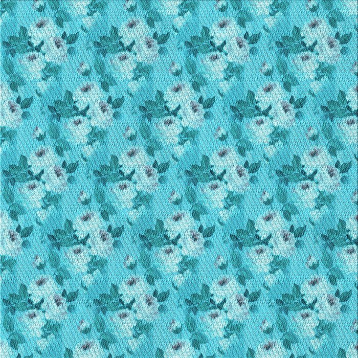 Round Machine Washable Transitional Dark Turquoise Green Rug, wshpat3849lblu