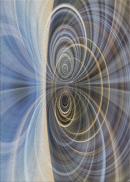 Machine Washable Transitional Blue Gray Rug, wshpat384