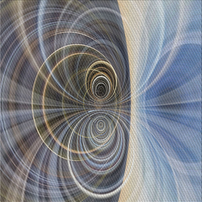 Sideview of Machine Washable Transitional Blue Gray Rug, wshpat384