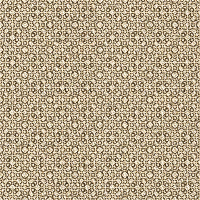 Round Machine Washable Transitional Vanilla Gold Rug, wshpat385brn