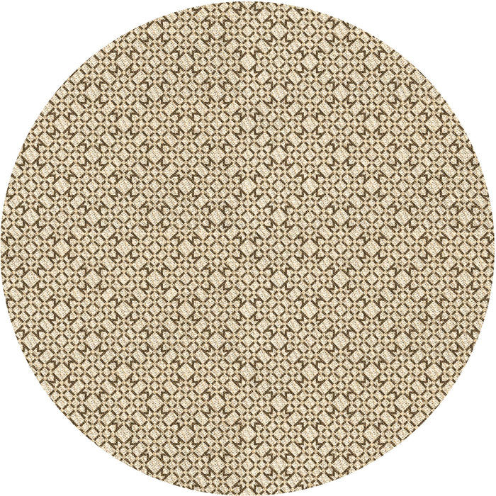 Square Machine Washable Transitional Vanilla Gold Rug in a Living Room, wshpat385brn