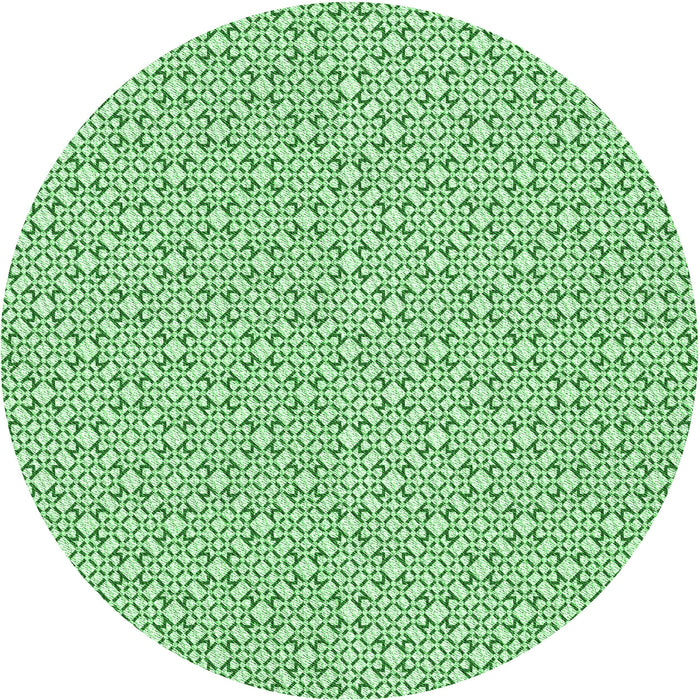 Square Patterned Mint Green Rug, pat385grn