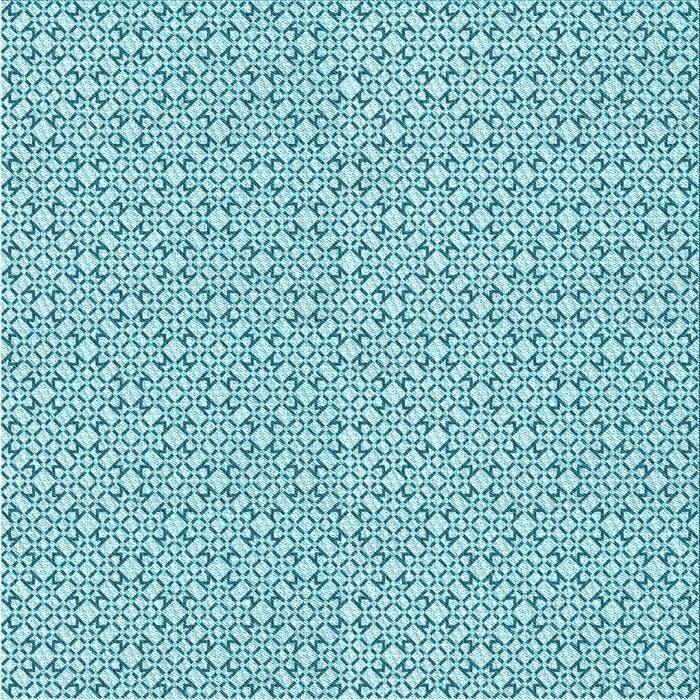 Round Machine Washable Transitional Blue Ivy Blue Rug, wshpat385lblu