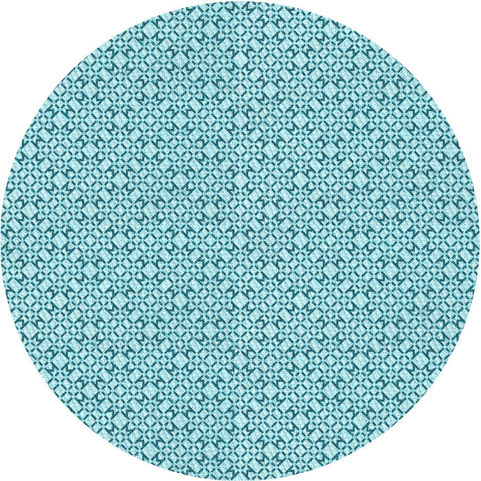 Square Machine Washable Transitional Blue Ivy Blue Rug in a Living Room, wshpat385lblu