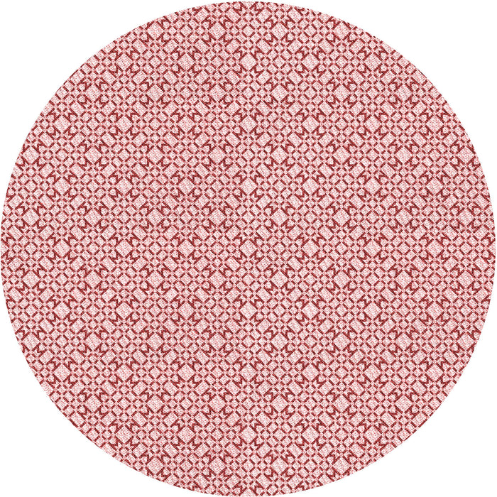 Square Machine Washable Transitional Red Rug in a Living Room, wshpat385rd