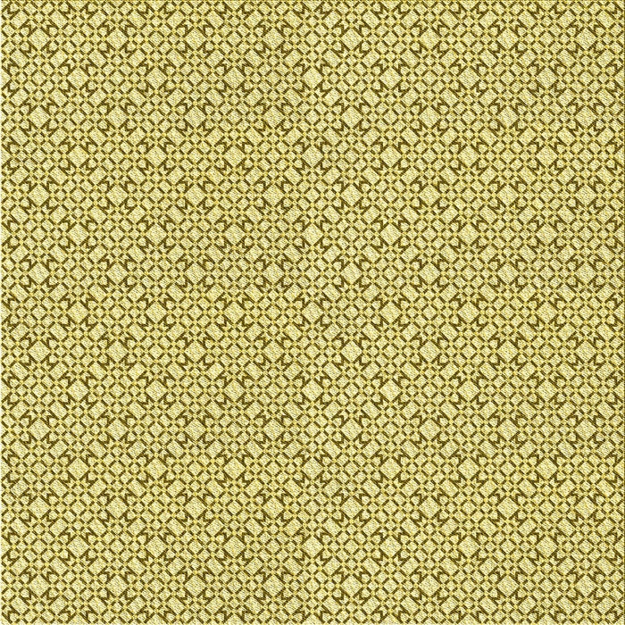 Round Patterned Dark Golden Brown Rug, pat385yw