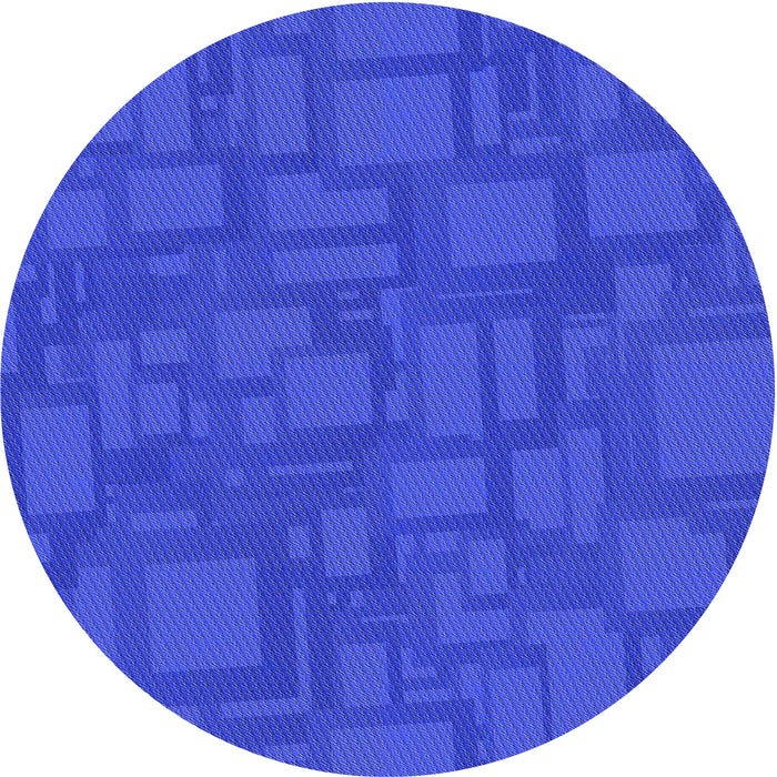 Square Patterned Blue Rug, pat3850blu