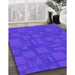 Machine Washable Transitional Purple Rug in a Family Room, wshpat3850pur