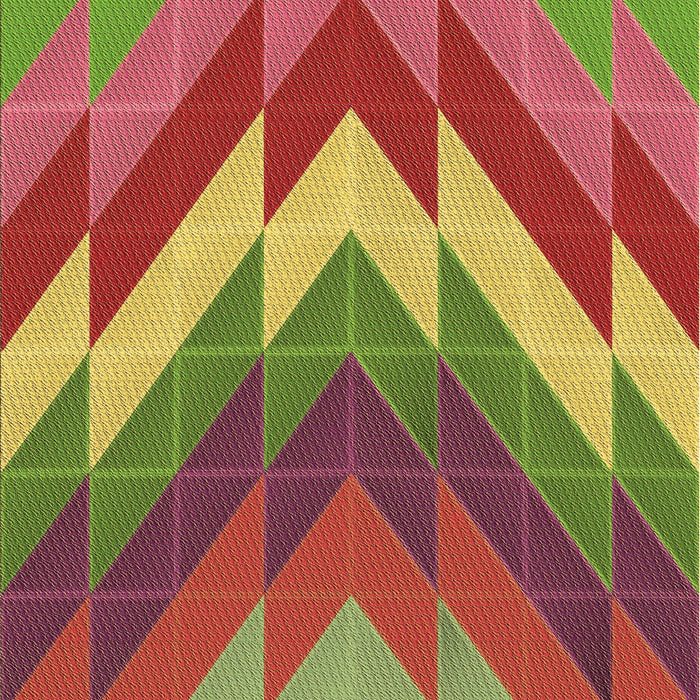 Patterned Pistachio Green Rug, pat3851brn