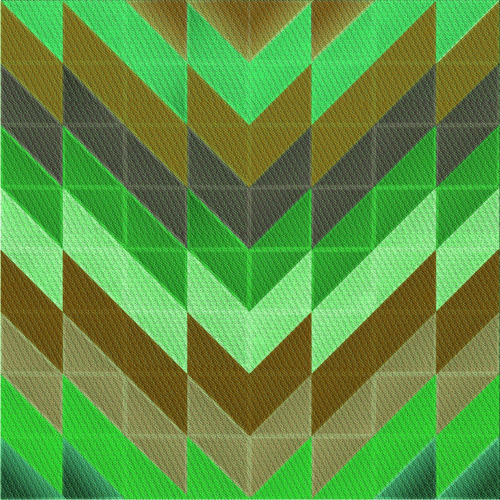 Round Patterned Oak Brown Rug, pat3851grn