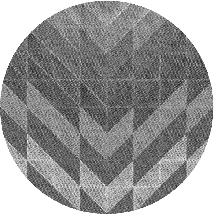 Square Patterned Gray Rug, pat3851gry