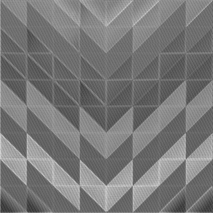 Round Patterned Gray Rug, pat3851gry