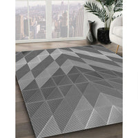 Patterned Gray Rug, pat3851gry