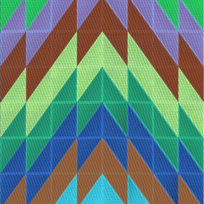 Patterned Lime Mint Green Rug, pat3851lblu