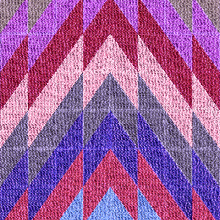 Patterned Medium Violet Red Pink Rug, pat3851pur