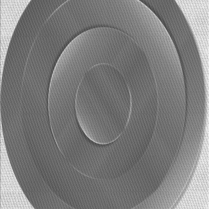 Patterned Cloud Gray Rug, pat3852gry