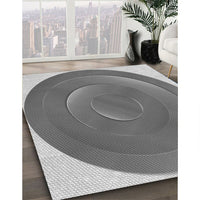 Patterned Cloud Gray Rug, pat3852gry