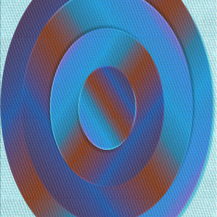 Machine Washable Transitional Deep Periwinkle Purple Rug, wshpat3852lblu